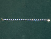 92.5 Pure Silver Moissanite Diamond Bracelet