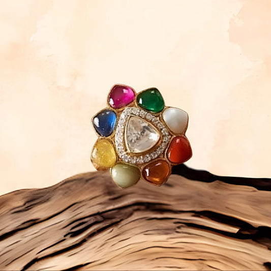 The Art of Fusion Elegance: Explore Moissanite Polki & Navratna Jewelry at Enchantica