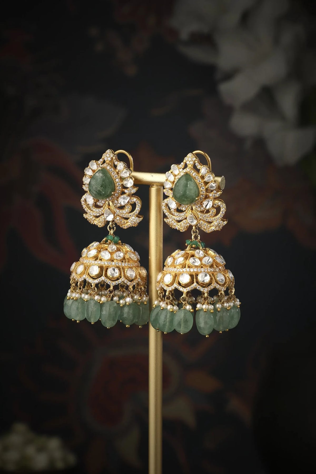 Afraah Enchanted Garden Blossom Earrings